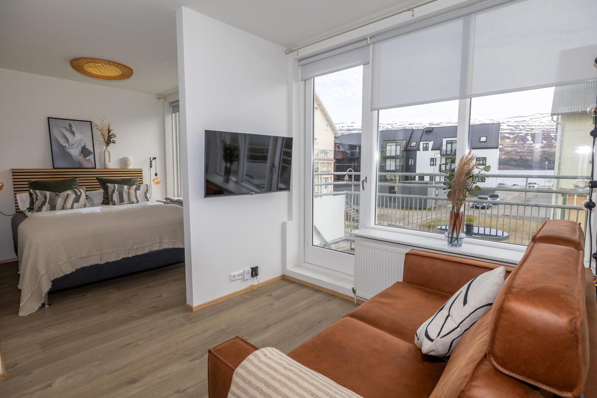 Charming Deluxe Apartment Akureyri Quarto foto