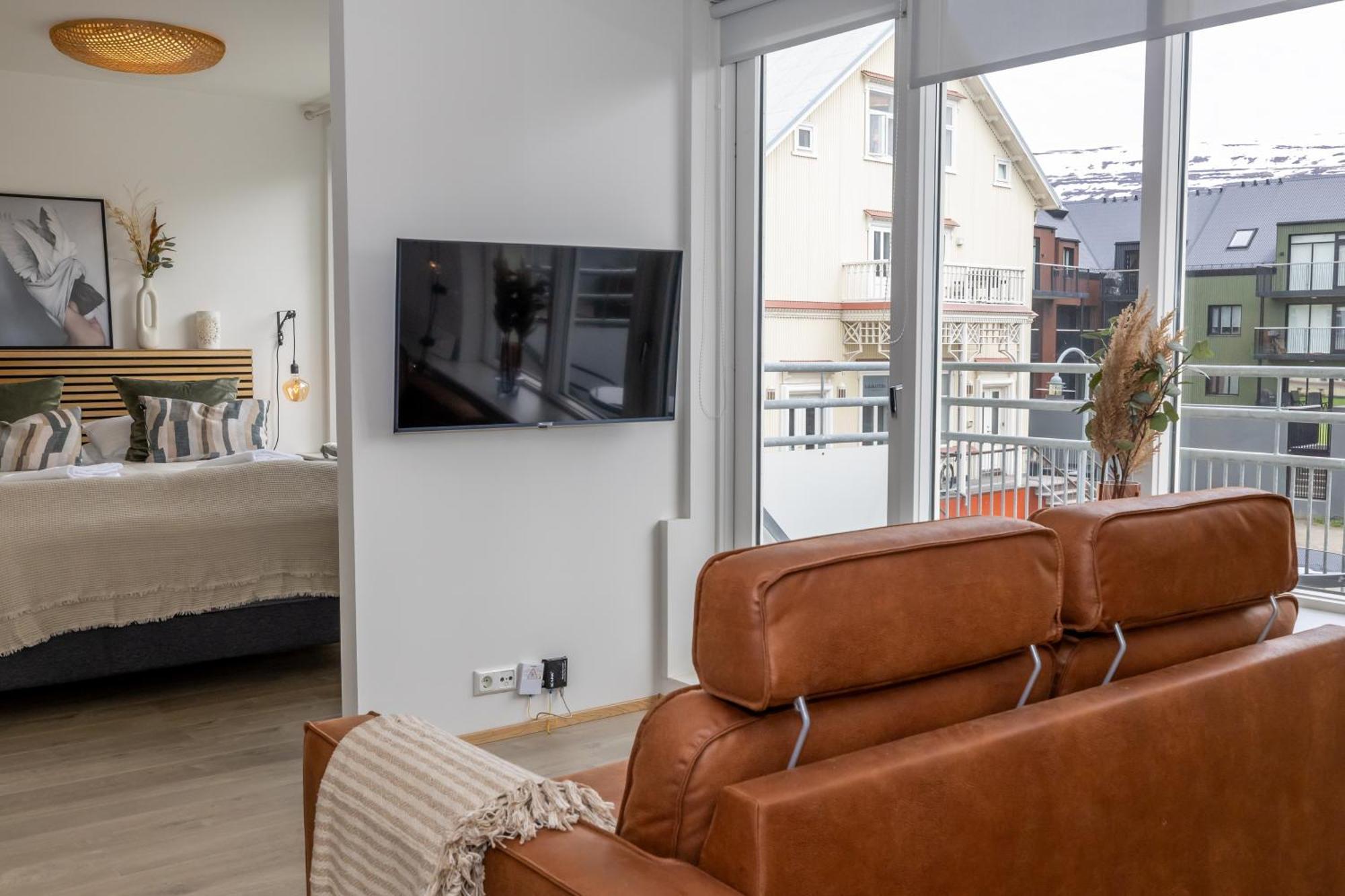 Charming Deluxe Apartment Akureyri Quarto foto