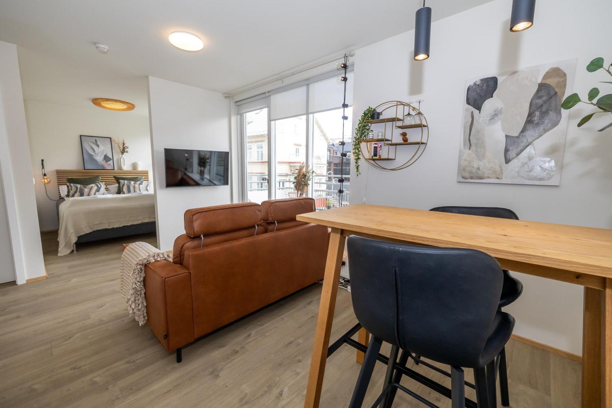 Charming Deluxe Apartment Akureyri Quarto foto
